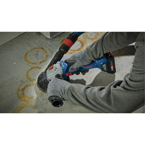 Robert Bosch GWS18V-8N Brushless Angle Grinder with Slide Switch, 4-1/2" Wheel, 18 V