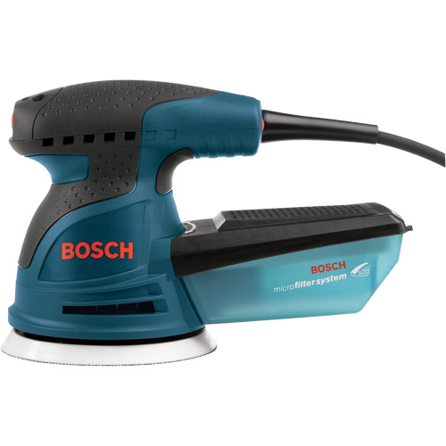 Bosch ROS20VSC Ponceuse/polisseuse orbitale al&eacute;atoire de paume, papier sabl&eacute; 5", 2,5 A, 120 V