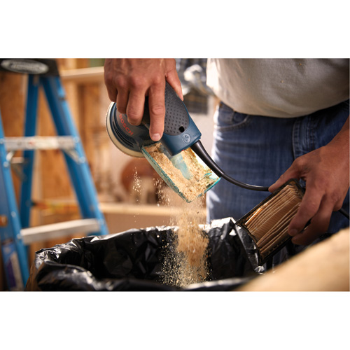 Bosch ROS20VSC Ponceuse/polisseuse orbitale al&eacute;atoire de paume, papier sabl&eacute; 5", 2,5 A, 120 V