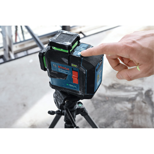 Bosch GLL300-42GL Laser dalignement/nivellement 360 &agrave; faisceau vert &agrave; trois points