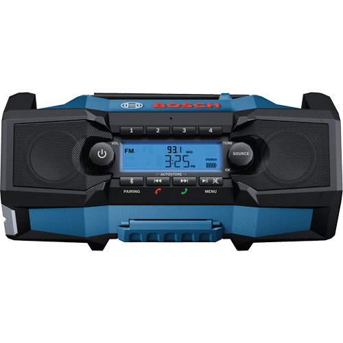 Robert Bosch GPB18V-2CN Radio de chantier compacte avec Bluetooth 5.0, Lithium-ion, 18 V