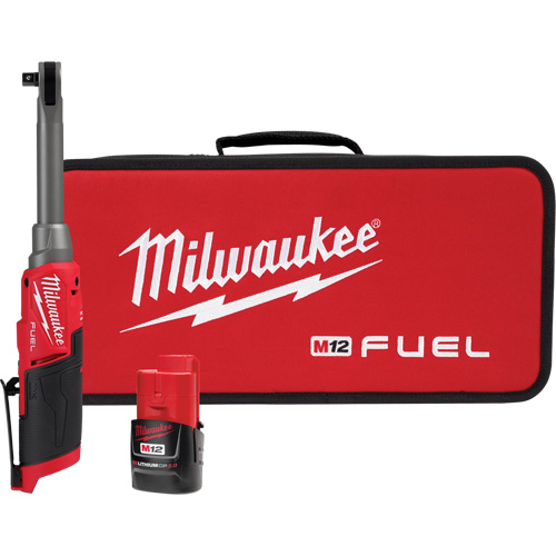 Milwaukee 2569-21 Ensemble cl&eacute; &agrave; cliquet M12 FUEL &agrave; grande vitesse et port&eacute;e &eacute;tendue, 12 V, Prise de 3/8"
