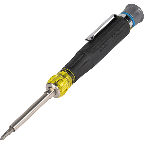 Klein Tools 32611P 13-in-1 Multi-Bit Pocket Precision Screwdriver, 6-1/2" L, Cushion Grip Handle