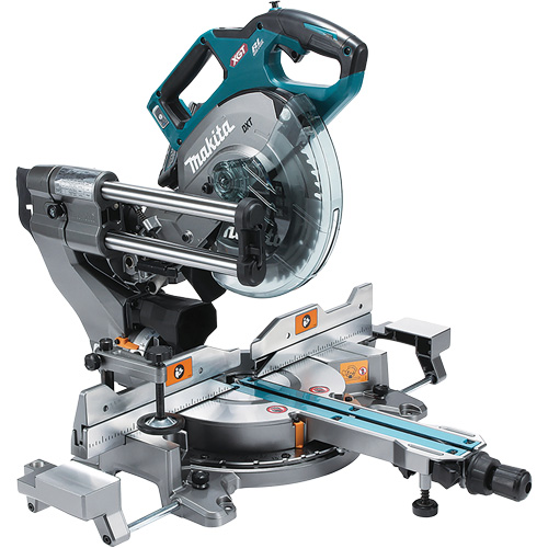 Makita LS002GM102 Scie &agrave; onglets &agrave; double biseau sans balais XGT avec AWS