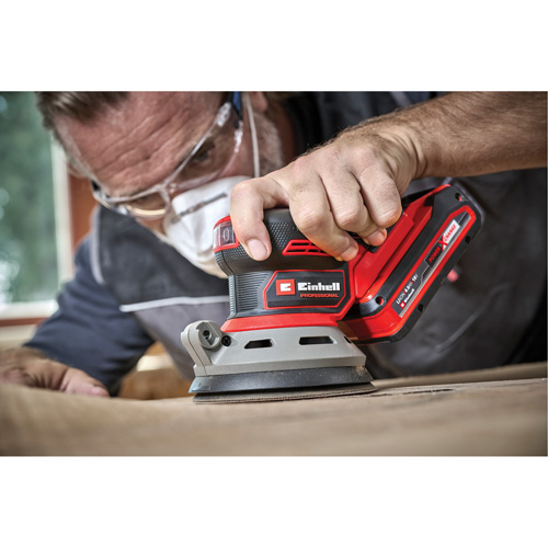 Einhell 4462021 Ponceuse orbitale professionnelle (outil seulement), papier sabl&eacute; 5", 18 V, 6000 - 24000 OPM