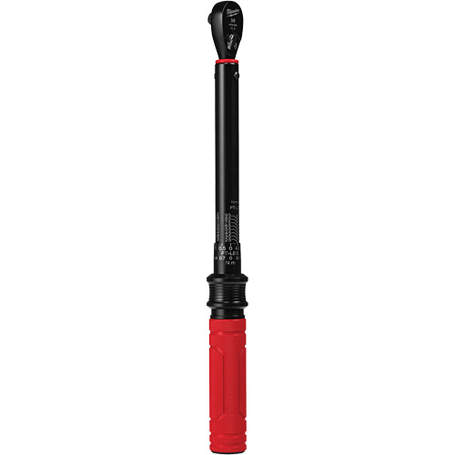Milwaukee 48-22-9202 Cl&eacute; dynamom&eacute;trique, &agrave; cliquer, Entraînement 3/8" carr&eacute;, 20 - 100 lb-po/27,1 - 135,6 Nm