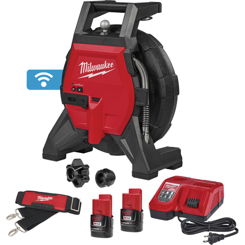 Milwaukee 3318-22A M12 65 Ultra Flex Compact Inspection Camera Kit, 16 mm (0.62") Camera Head