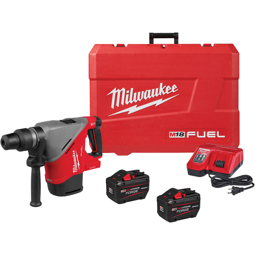 Milwaukee 2917-22HD Ensemble de marteau rotatif M18 FUEL SDS Max avec ONE-KEY, 18 V, 1-9/16", 6 lb-pi