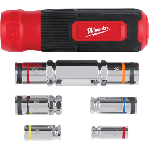 Milwaukee 48-22-2923 7-in-1 HOLLOWCORE Multi-Nut Driver, 9-9/100" L, Magnetic