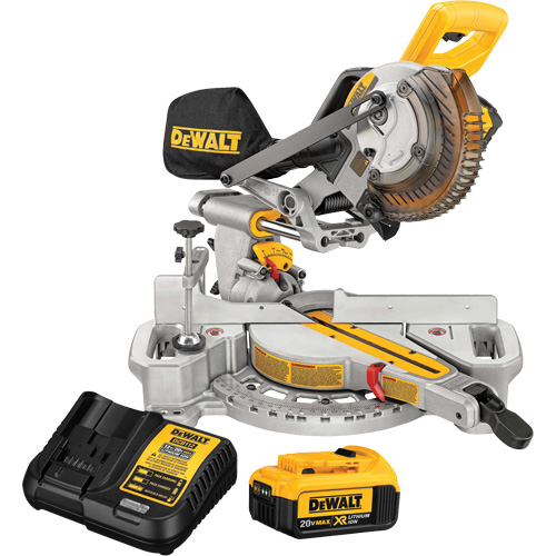 DEWALT DCS361M1 Ensemble de scie coulissante &agrave; onglets MAX*