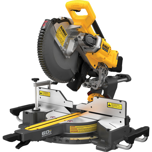 DEWALT DCS781B Scie &agrave; onglets coulissante &agrave; deux biseaux sans fil et sans balai MAX* (outil seulement)