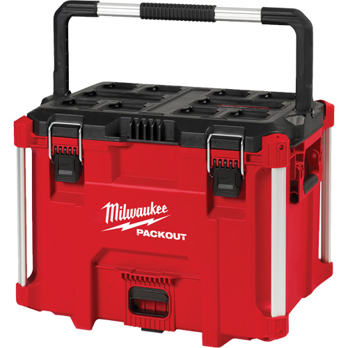 Milwaukee 48-22-8423 Boîte &agrave; outils PACKOUT XL, 16-1/4" x 22" x 17", Noir/Rouge