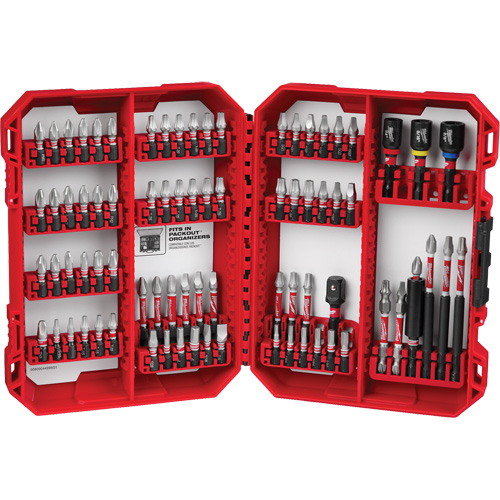 Milwaukee 48-32-4094 Jeu de forets &agrave; chocs SHOCKWAVE 80 mcx
