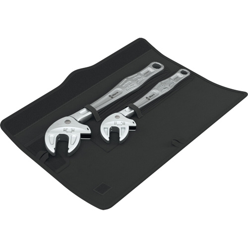 Wera Tools 05343820001 Jeu de 2 cl&eacute;s &agrave; fourches &agrave; r&eacute;glage automatique Joker, Ajustable, 2 morceaux, Imp&eacute;rial et m&eacute;trique