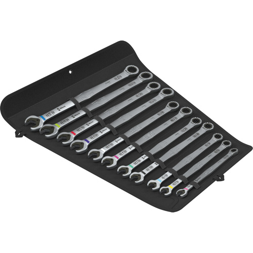 Wera Tools 05020382001 Jeu de 11 cl&eacute;s Joker, Combinaison &agrave; cliquet, 11 morcea