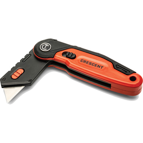 Crescent CTKF3 Couteau utilitaire pliant, 1" lame, lame en Acier, poign&eacute;e en Aluminium