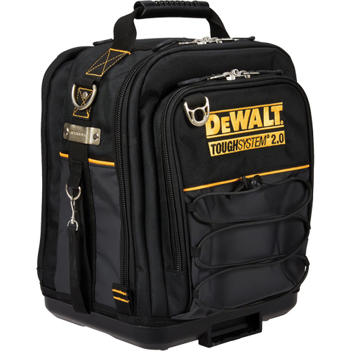 DEWALT DWST08025 Sac &agrave; outils compact TOUGHSYSTEM 2.0, 1680 Denier, 25 pochettes, Noir