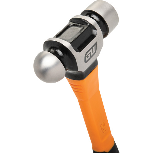 Gearwrench GWHFGBP24 Marteau &agrave; panne ronde, Poids de la t&ecirc;te 24 oz, Face Ordinaire/Poli, Prise Fibre de verre