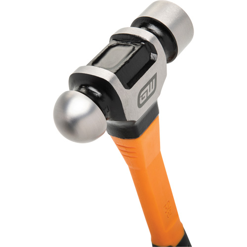 Gearwrench GWHFGBP32 Ball Pein Hammer, 32 oz. Head Weight, Plain/Polished Face, Fibreglass Handle