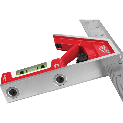Milwaukee MLSQC12 &eacute;querre magn&eacute;tique combin&eacute;, 12" lo, Acier inoxydable, Ordinaire