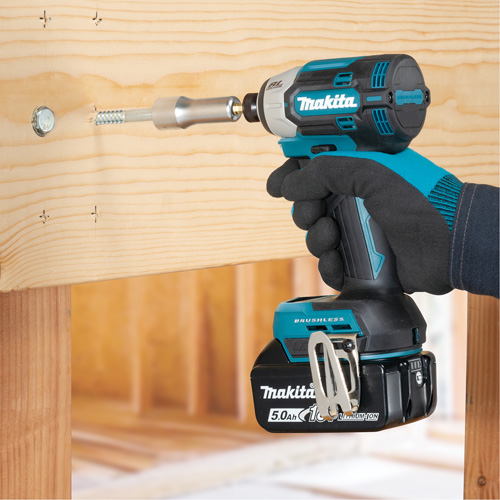 Makita DTD201Z LXT Brushless Impact Driver (Tool Only), 1/4", 1860 in.lbs. Max. Torque, 18 V, Lithium-Ion