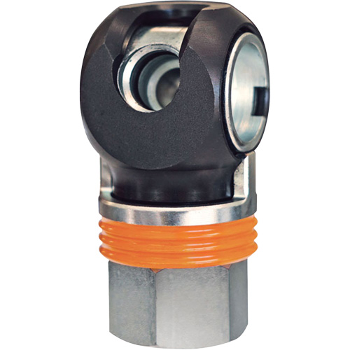 Topring 22.887 Raccord industriel rapide TOPQUIK SC, Acier nickel&eacute;, 1/2", NPT femelle, 359 PSI