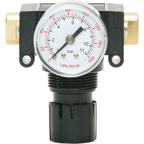 Topring 50.320A MODULAIR 200 Acetal Piston Regulator, 1/4" NPT, 150 PSI Max. PSI, In Line/Modular