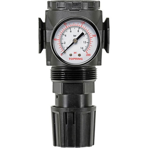 Topring 50.330A D&eacute;tendeur &agrave; diaphragme en zinc MODULAIR 300, 3/8" NPT, PSI max. de 300 psi, Canalisation/Modulaire