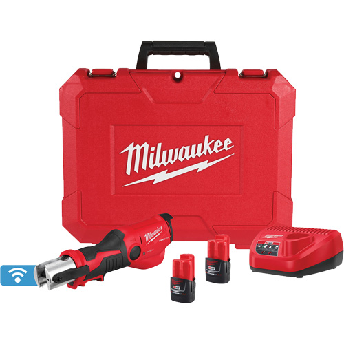 Milwaukee 2573-20 Ensemble d'outil de presse FORCE LOGIC avec ONE-KEY, 1/4" - 1-1/2", Motoris&eacute;