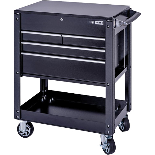 JET 842916 Heavy Duty Service Cart JTC-30194, 4 Drawers, 20-1/2" L x 35" W x 40-1/2" H