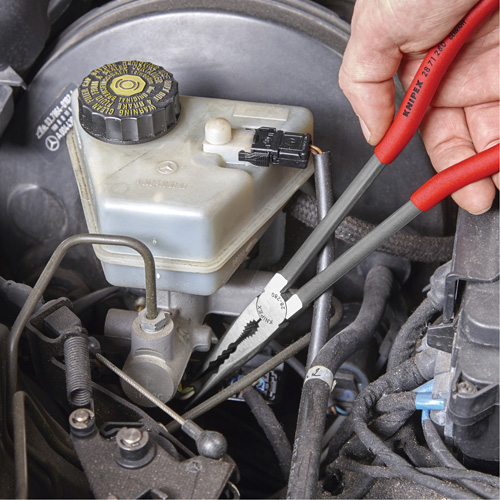 Knipex 28 71 280 SBA Pince &agrave; bec effil&eacute; extra-long avec m&acirc;choires droites