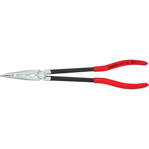Knipex 28 81 280 SBA Pince &agrave; bec effil&eacute; extra-long coud&eacute; &agrave; 45°