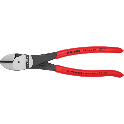Knipex 74 01 200 SBA High Leverage Diagonal Cutters, 8" L