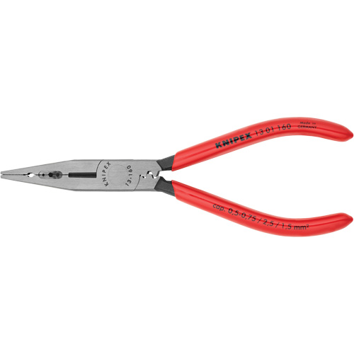 Knipex 13 01 160 SB Pince d'&eacute;lectricien 4 en 1 avec fil m&eacute;trique, 6-1/4" lo