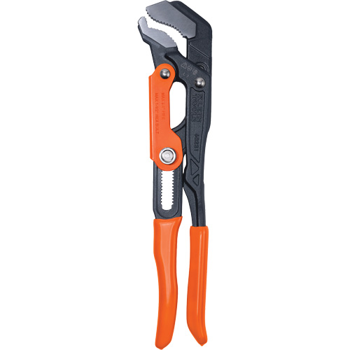 Klein Tools 68231 Quick-Adjust S-Jaw Pipe Wrench, 2" Jaw Capacity, 16-3/5" Long, Powder Coated Finish, Dipped Handle