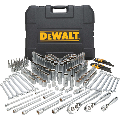 DEWALT DWMT72165 Mechanic's Tool Set with Blow-Molded Case