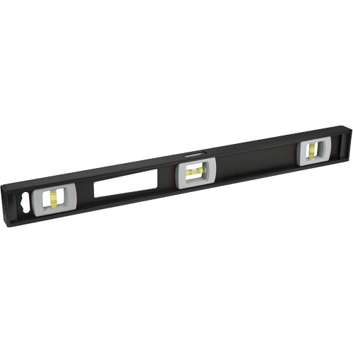 Johnson 3824 Heavy-Duty Contractor's Top-Reading Level, I-Beam, 2' L, Aluminum, 3, Magnetic