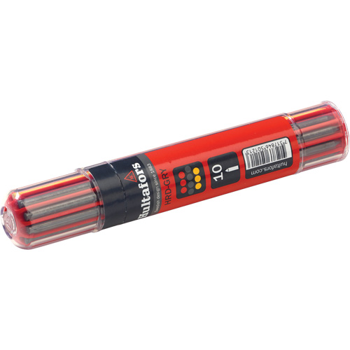 Hultafors 650220 Recharges pour marqueur &agrave; sec sous coque, Gris/Rouge/Jaune, Marqueur