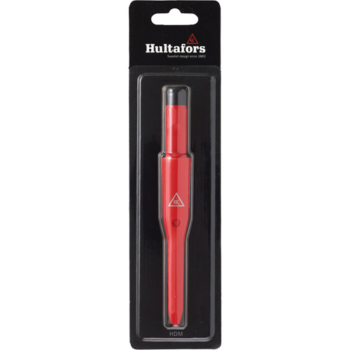 Hultafors 650200 Marqueur &agrave; sec sous coque avec &eacute;tui et taille-crayon int&eacute;gr&eacute;, Gris, Marqueur