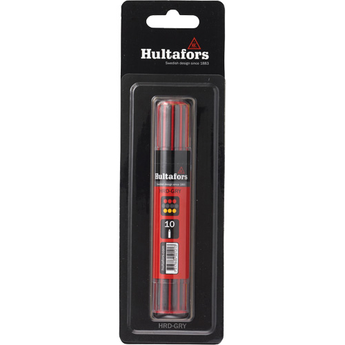 Hultafors 650220 Recharges pour marqueur &agrave; sec sous coque, Gris/Rouge/Jaune, Marqueur