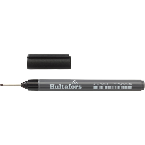 Hultafors 650310 Ink Deep-Hole Marker, Black, Marker