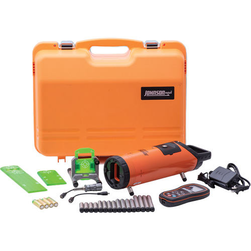 Johnson 40-6698 Electronic Self-Leveling Pipe Laser with GreenBrite&reg; Technology