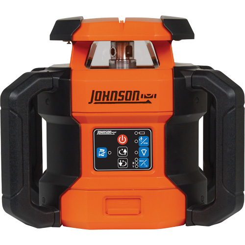 Johnson JRT300-RDHV-S Red Dual Slope Rotary Laser Level System, 4000' (1219.2 m), 640 Nm