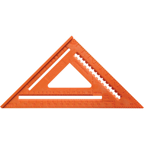Johnson RAS-170B-ORA 12" Structo-Cast&reg; Rafter Square