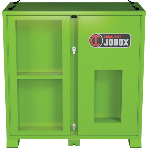 Jobox By Crescent CJBPPE60 Armoire de rangement d'&eacute;PI sur place, Acier, Vert lime haute visibilit&eacute;