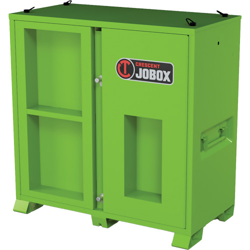 Jobox By Crescent CJBPPE60 Armoire de rangement d'&eacute;PI sur place, Acier, Vert lime haute visibilit&eacute;