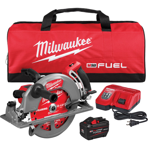 Milwaukee 3026-21HD Ensemble de scie circulaire &agrave; poign&eacute;e arri&egrave;re FUEL, 10-1/4", 18 V