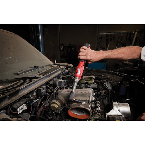 Milwaukee 3058-20 FUEL Extended Reach Ratchet, 12 V, 1/4" Drive