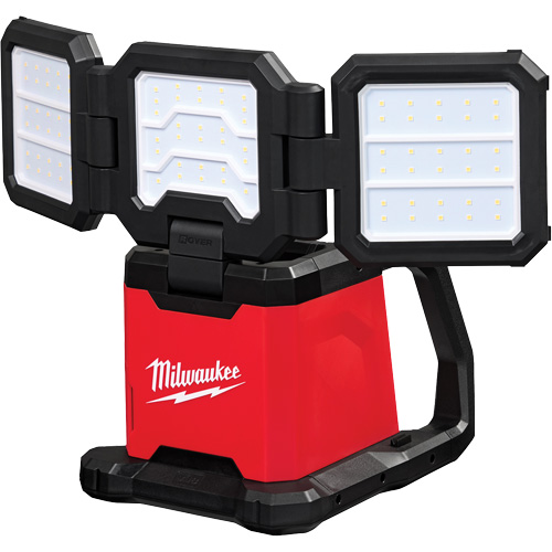 Milwaukee 2368-20 ROVER Dual Power Triple-Panel Flood & Area Light, LED, 4500 Lumens
