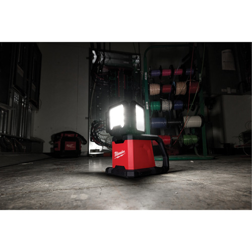 Milwaukee 2368-20 ROVER Dual Power Triple-Panel Flood & Area Light, LED, 4500 Lumens